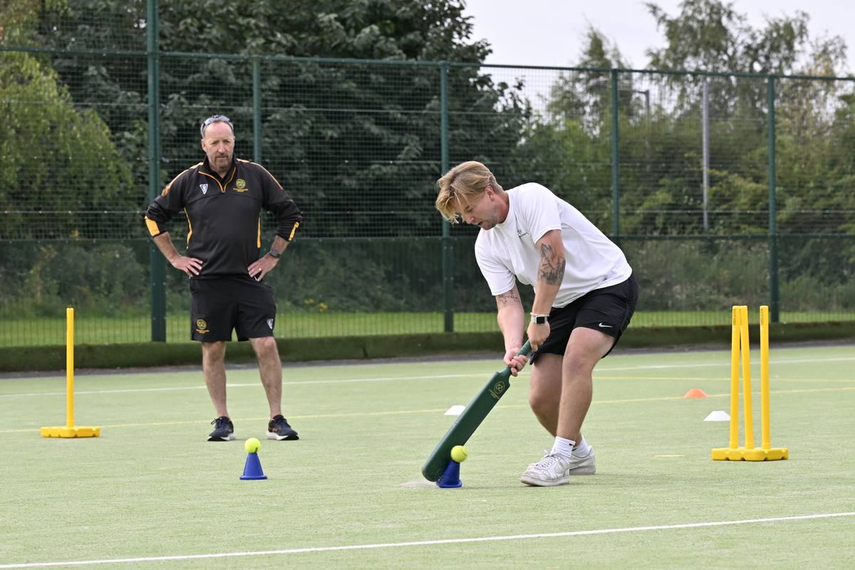 Cricket at school facility